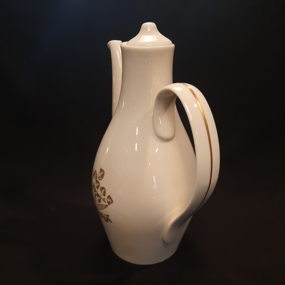 Vintage Castleton China Golden Meadow Coffee Pot with Lid - Picture 4 of 12